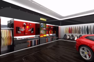 tapeciranje avto sedežev ferrari